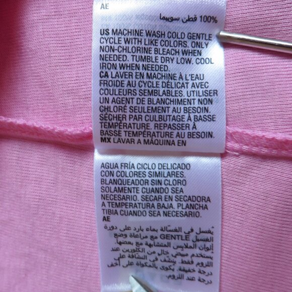 NEW Charter Club Womens Shirt Size M Pink 100% Supima Cotton Short Sleeves - Picture 8 of 9